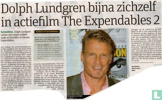 Dolph Lundgren bijna zichzelf in actiefilm The Expendables 2