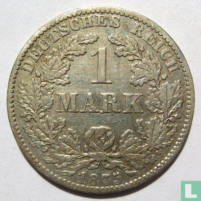 Empire allemand 1 mark 1875 (B) - Image 1
