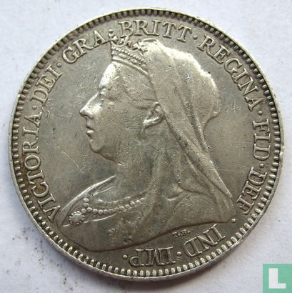 Vereinigtes Königreich 6 pence 1896 - Bild 2
