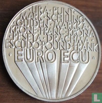 Europa 1 euro-ecu 1995 (koper-nikkel) - Afbeelding 2