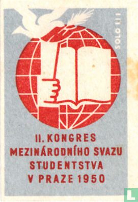 II. Kongres mezinárodniho svazu studentstva v praza 1950