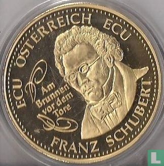 Oostenrijk 1 ecu (1995) "Franz Schubert" - Afbeelding 1