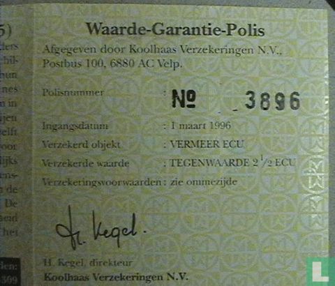 Nederland 2½ ecu 1996 "Johannes Vermeer" - Image 3