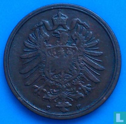 Deutsches Reich 2 Pfennig 1876 (F) - Bild 2