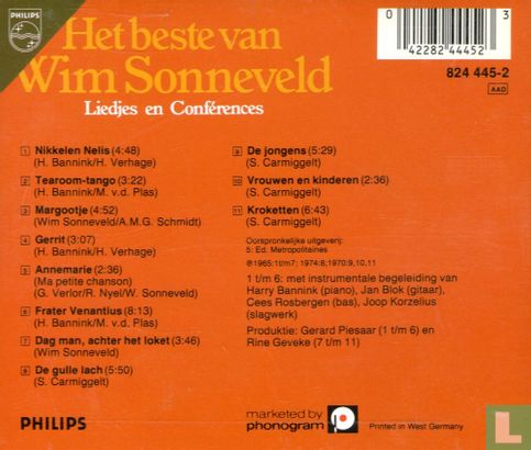 Het beste van Wim Sonneveld - Liedjes en Conférences - Afbeelding 2