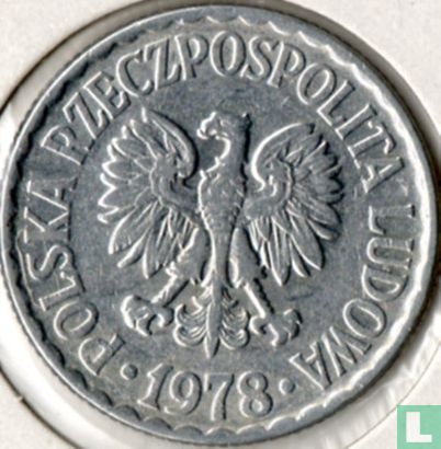 Poland 1 zloty 1978 (without mintmark) - Image 1