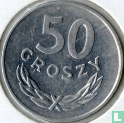 Pologne 50 groszy 1978 (avec marque d'atelier) - Image 2
