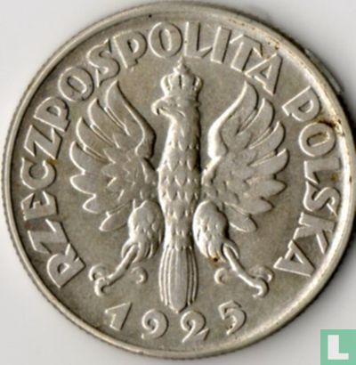 Polen 2 Zlote 1925 (ohne Punkt nach Datum) - Bild 1