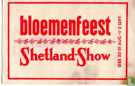 Bloemenfeest Shetland-Show - Afbeelding 1
