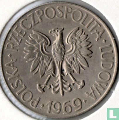Pologne 10 zlotych 1969 (type 1) - Image 1