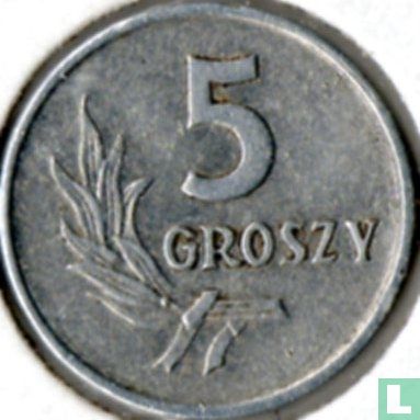 Pologne 5 groszy 1958 - Image 2