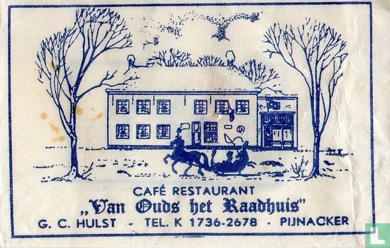 Café Restaurant "Van Ouds het Raadhuis"  - Image 1