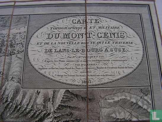 Carte topographique et militaire du Mont Cenis - Image 2