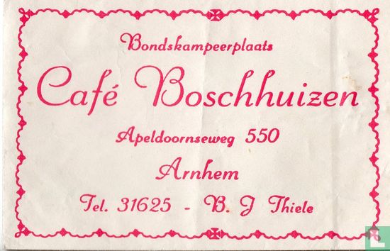 Bondskampeerplaats Café Boschhuizen - Afbeelding 1