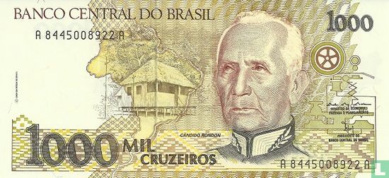 1000 Cruzeiros Brasil - Image 1