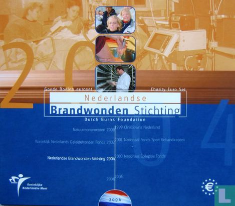 Netherlands mint set 2004 "Brandwondenstichting" - Image 1