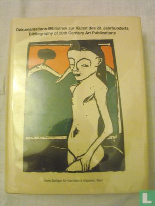 Dokumentations-Bibliothek zur Kunst des 20. Jahrhunderts/Bibliography of 20th Century Art Publications. - Afbeelding 1