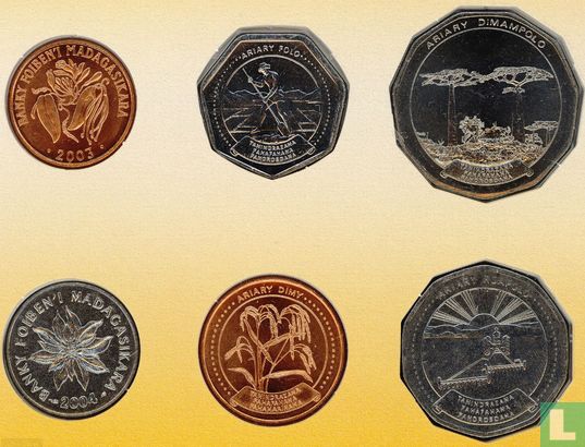 Madagaskar Kombination set "Coins of the World" - Bild 2