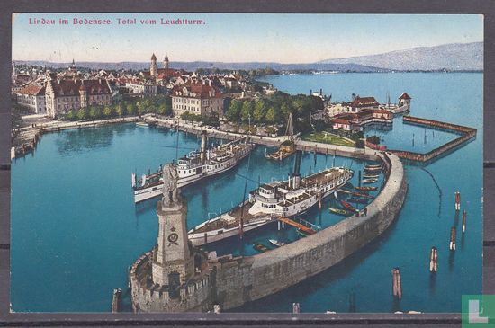 Lindau am Bodensee, Total vom Leuchtturm - Bild 1