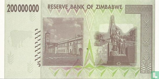 Simbabwe 200 Million Dollars 2008 - Bild 2