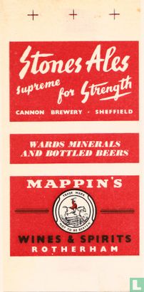 Stones Ales - Mappin's