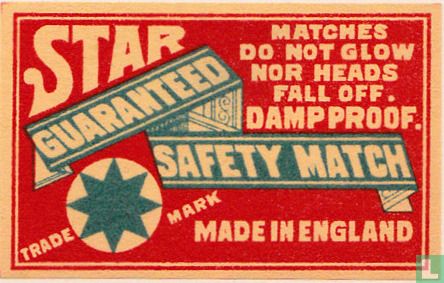 Star guaranteed safety match