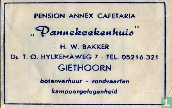 Pension Annex Cafetaria "Pannekoekenhuis" - Afbeelding 1