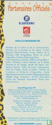 Avant-Programme Festival Angoulême 99 - Afbeelding 2