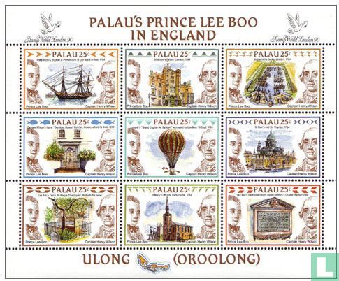 Prins Lee Boo bezoekt Engeland