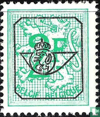 Cijfer op heraldieke leeuw - Afbeelding 1