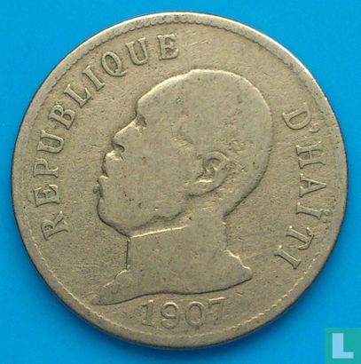Haïti 50 centimes 1907 - Image 1
