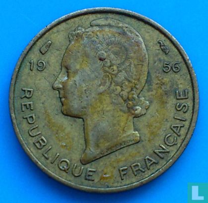 French West Africa 5 francs 1956 - Image 1