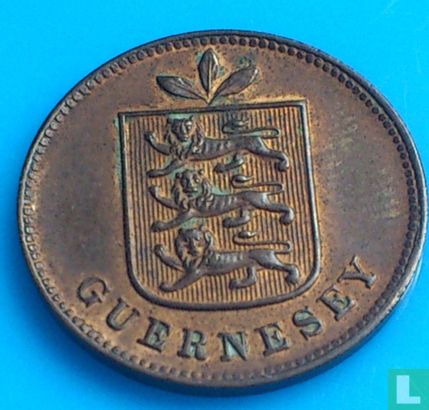 Guernsey 1 Double 1899 - Bild 3