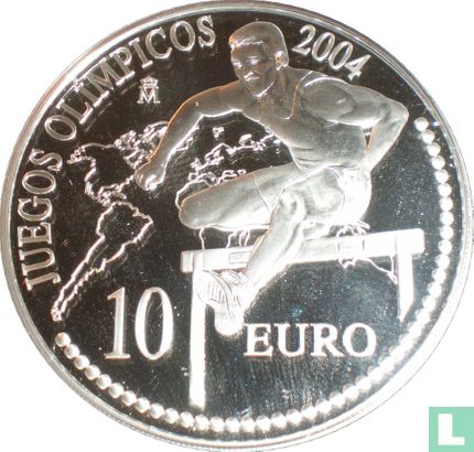Spanje 10 euro 2004 (PROOF) "XXVIII Summer Olympics - Athens 2004" - Afbeelding 1