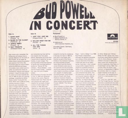 Bud Powell In Concert  - Afbeelding 2