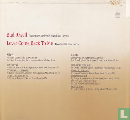 Lover come back to me  - Bild 2