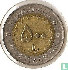 Iran 500 rials 2006 (SH1385) - Image 1