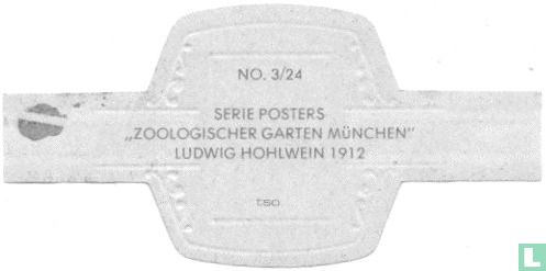 "Zoologischer Garten München" Ludwig Hohlwein 1912 - Afbeelding 2