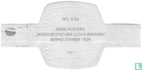"Norddeutscher Lloyd Bremen" Bernd Steiner 1929 - Afbeelding 2