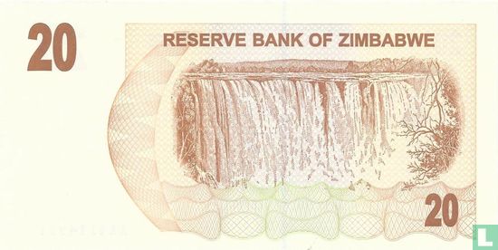 Zimbabwe 20 Dollars 2006 - Image 2