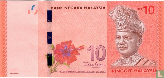 Malaysia 10 Ringgit  - Image 1