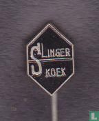 Slinger koek (hexagon) [black]