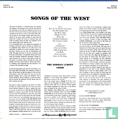 Songs of the West - Image 2