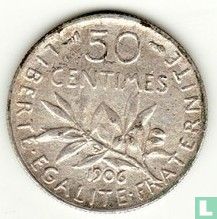 Frankreich 50 Centime 1906 - Bild 1
