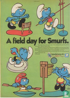 A field day for Smurfs.