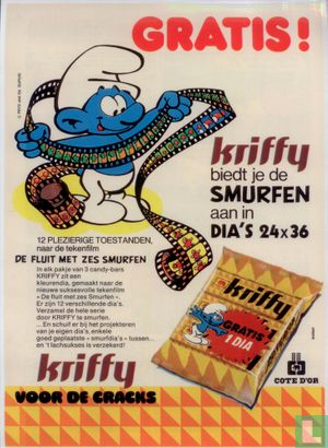 Kriffy biedt je de Smurfen aan in Dia's 24x36