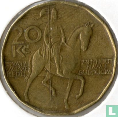 Tsjechië 20 korun 1995 - Afbeelding 2