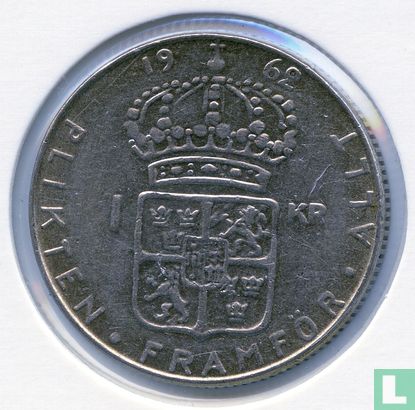 Sweden 1 krona 1962 - Image 1