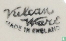 Vulcan Ware bloempot met bladdecoratie - Bild 2