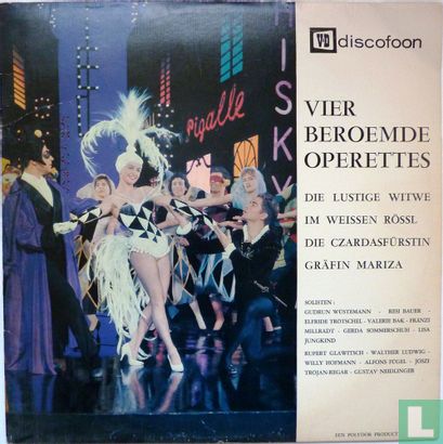 Vier beroemde operettes - Afbeelding 1